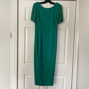 Beautiful green Christmas dress